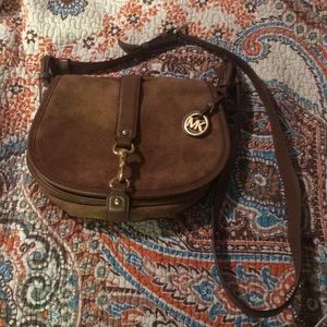 Suede Crossbody Michael Kors